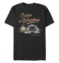 Disney Men's Aladdin Live Action Cave Of Wonders Landscape Short Sleeve T-Shirt Black $17.15 T-Shirts