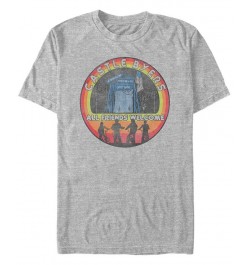 Men's Stranger Things Castle Stamper Short Sleeve T-shirt Gray $15.40 T-Shirts